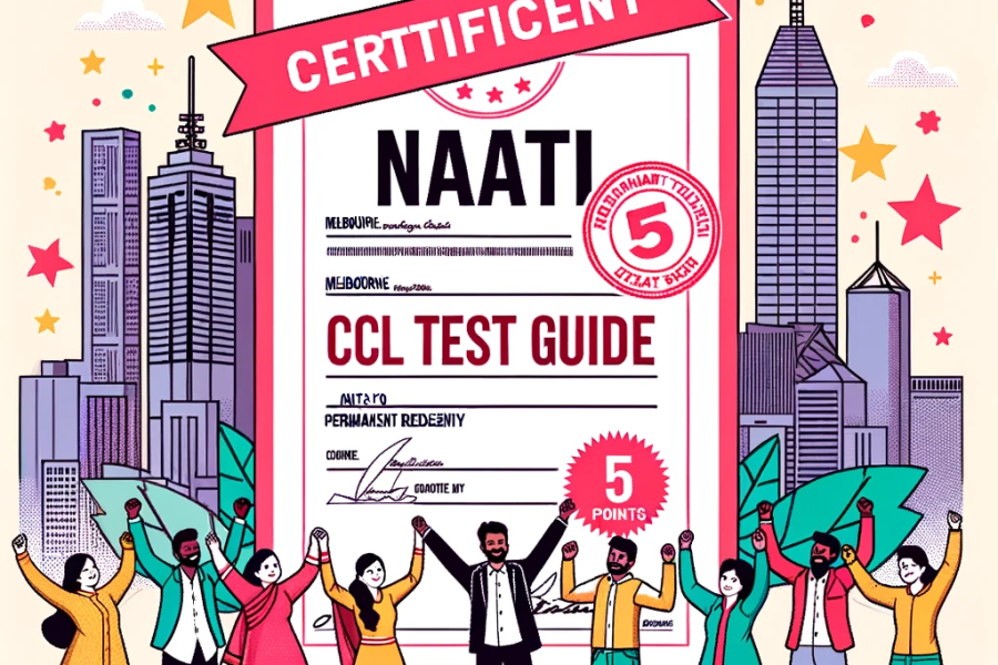Featured image on naati ccl test guide for telugu community in melbourne post.