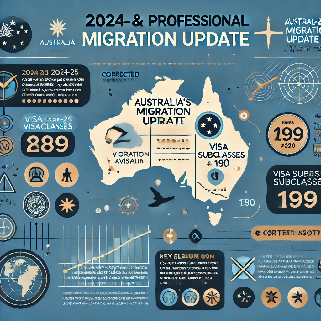 Australia Migration Program 2024-25: Skilled Visa Invitations and Nominations Update